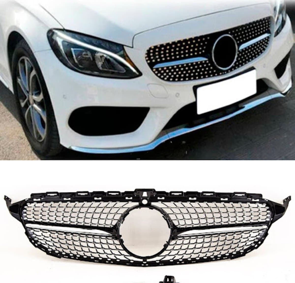 Radiator barmaqlığı Mercedes modelləri üçün
