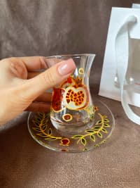 Fincan-stəkan Şüşə material  — şəkil 1