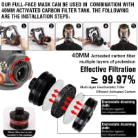 Respirator əleyhqaz qoruyucu vasitə — şəkil 15