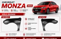 Ön qanad Chevrolet Monza 2023 — şəkil 2