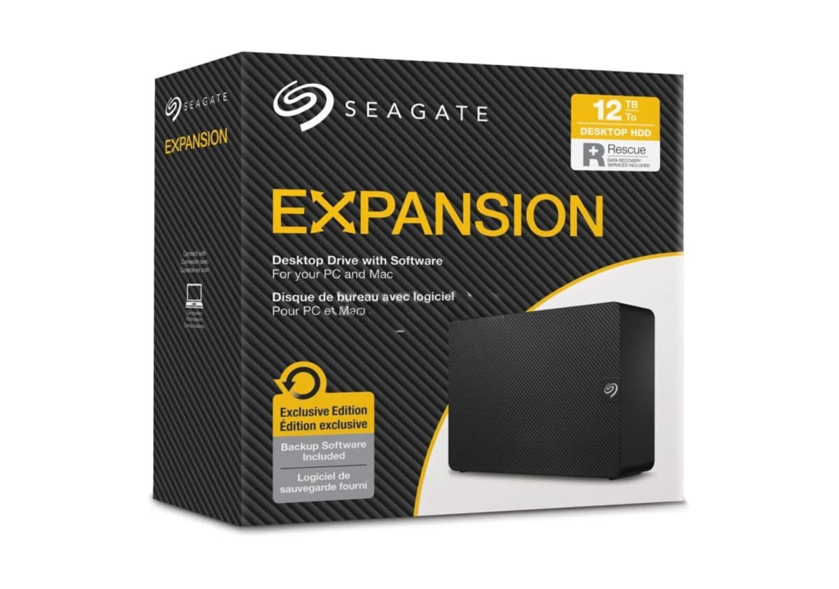 Xarici hard disk Seagate Expansion Desktop 12TB