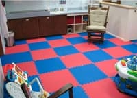 İkiüzlü Su Keçirməz Tatami Döşəmə Örtüyü 1x1m — şəkil 1