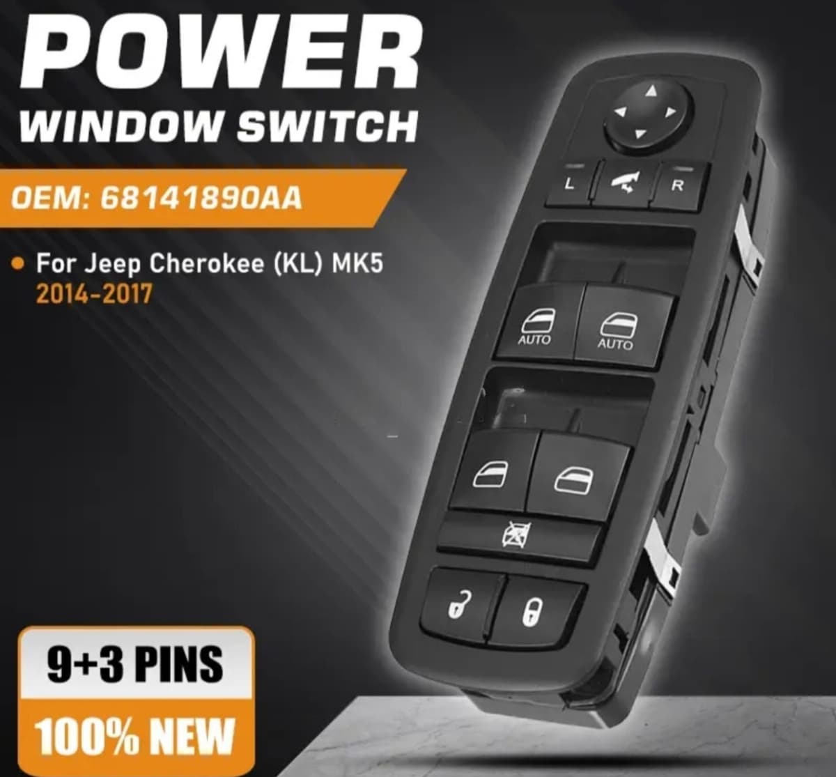 Şüşə qaldıran düymə bloku Jeep Grand Cherokee 2011-2021