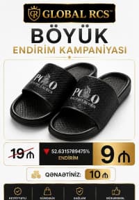 Kişi ev başmağı, Göy rəng, 45 ölçü — şəkil 8