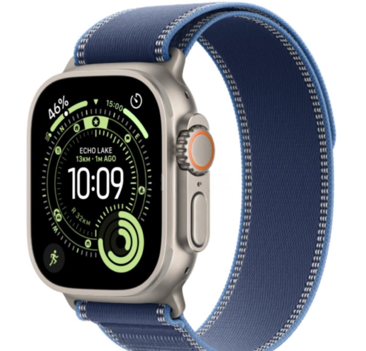 Smart saat Apple 46 mm Qara
