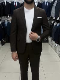 Kişi kostyumu, Qara rəng, Standart ölçü — şəkil 10