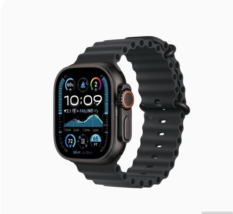 Smart saat Apple 46 mm Qara
