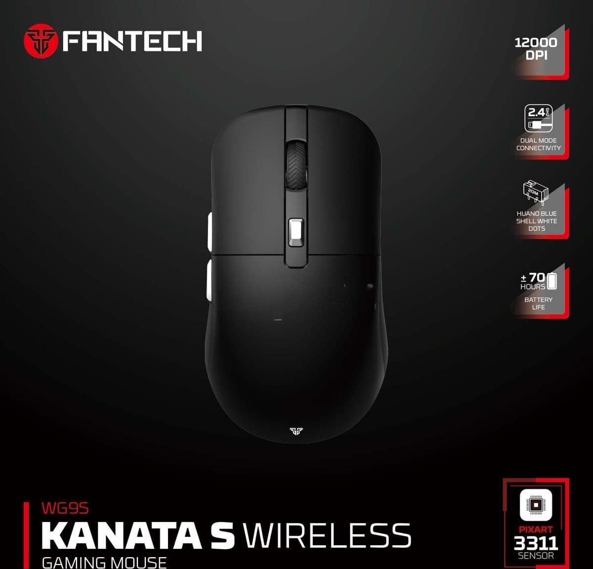 Oyun siçanı Fantech Kanata Wireless S WG9S