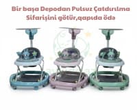 Uniseks uşaq yürütəci, Tünd çəhrayı rəng — şəkil 1