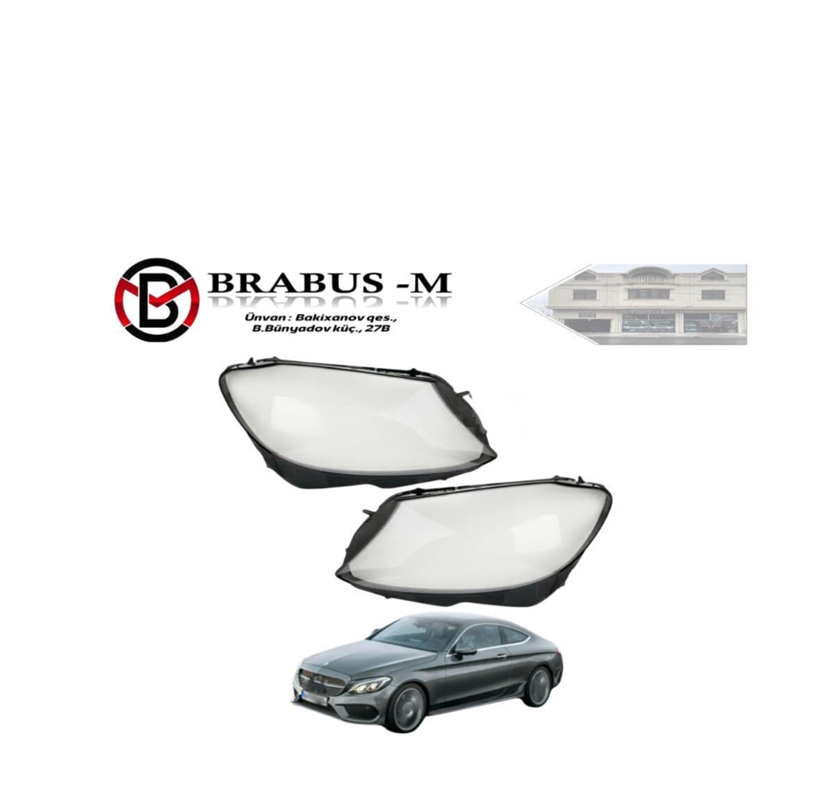 Fara şüşəsi Mercedes W205