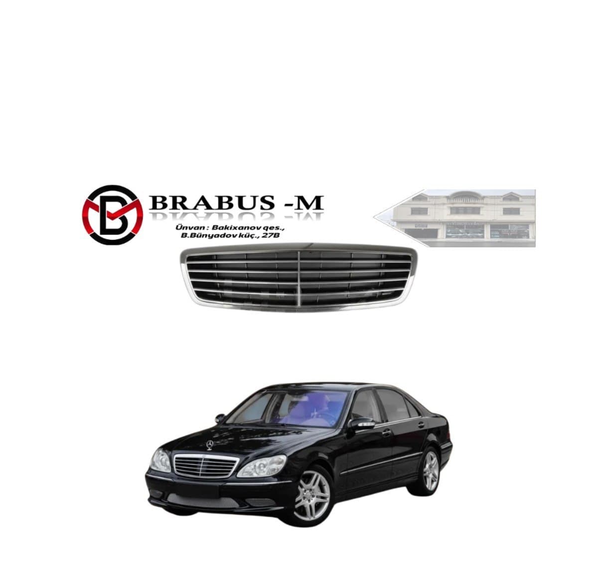 Radiator barmaqlığı Mercedes W220
