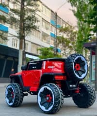 Uşaq avtomobili Jeep Wrangler qırmızı — şəkil 2