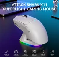 Oyun siçanı Attack Shark X11 White — şəkil 2