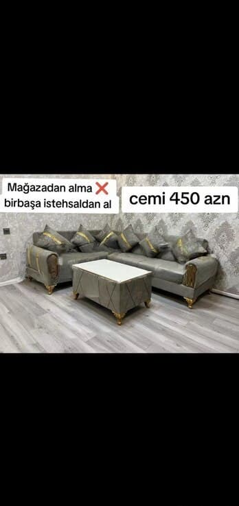 Künc divan, Qarışıq rəng