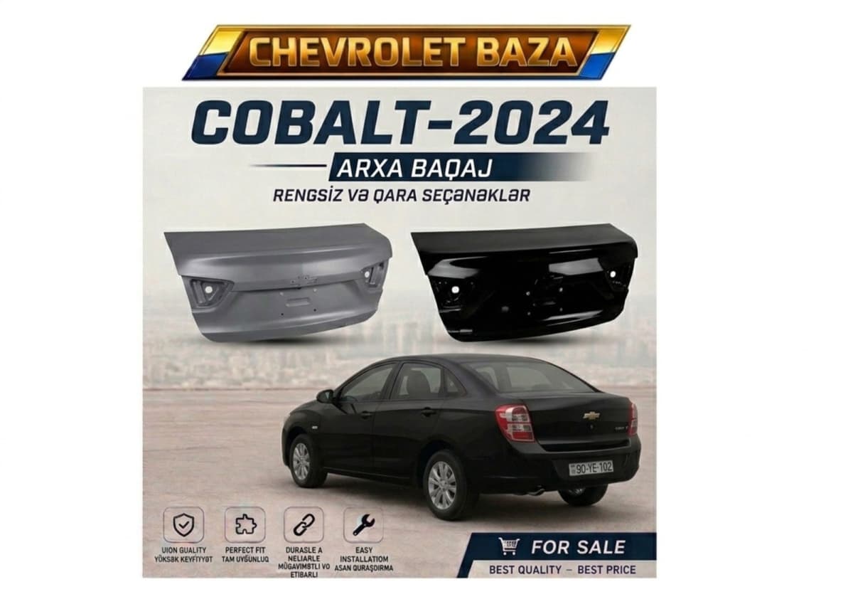 Arxa baqaj qapağı Chevrolet Cobalt 2024