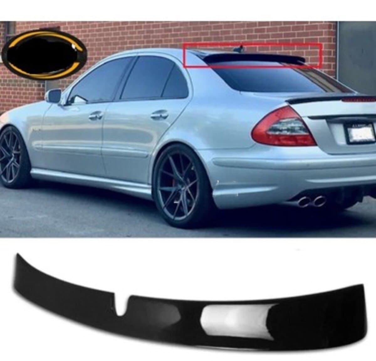 Arxa şüşə spoyleri Mercedes W211 E-Class 2003-2009