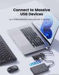 USB Hub Orico PDD11-6PR 6-in-1 adapter — şəkil 1