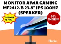 Aiwa Gaming MF2412-B 23.8" IPS 100Hz Monitor — şəkil 1