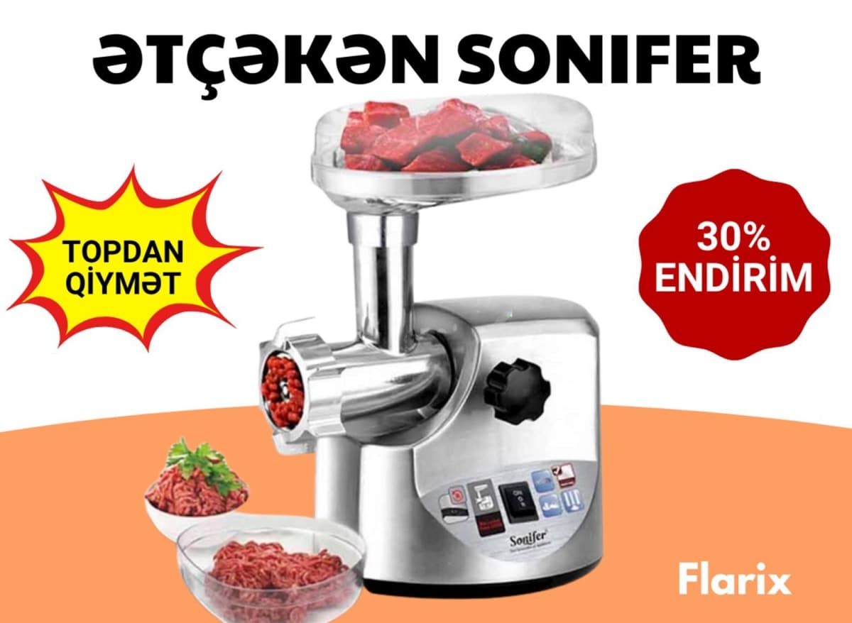 Sonifer ətçəkən maşın