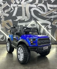 Uşaq elektrikli avtomobili, mavi rəngli lisenziyalı model — şəkil 2
