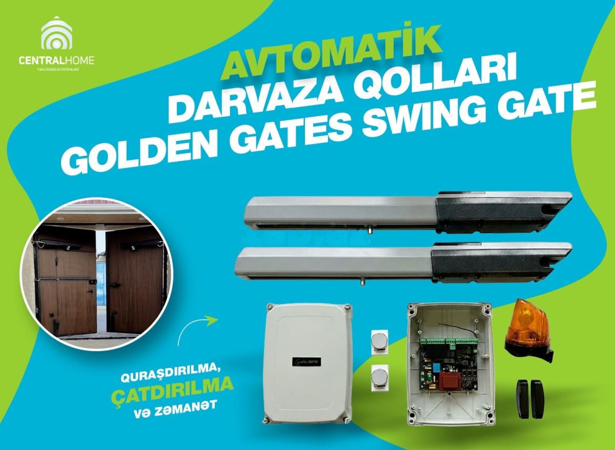 Avtomatik darvaza qolları Golden Gates Swing Gate