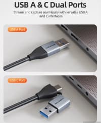 Video Capture Card Type-C to HDMI 4K — şəkil 10