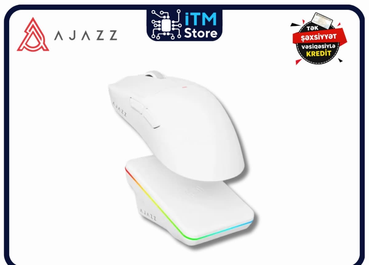 Gaming mouse Ajazz AJ200 P NL AI MC White