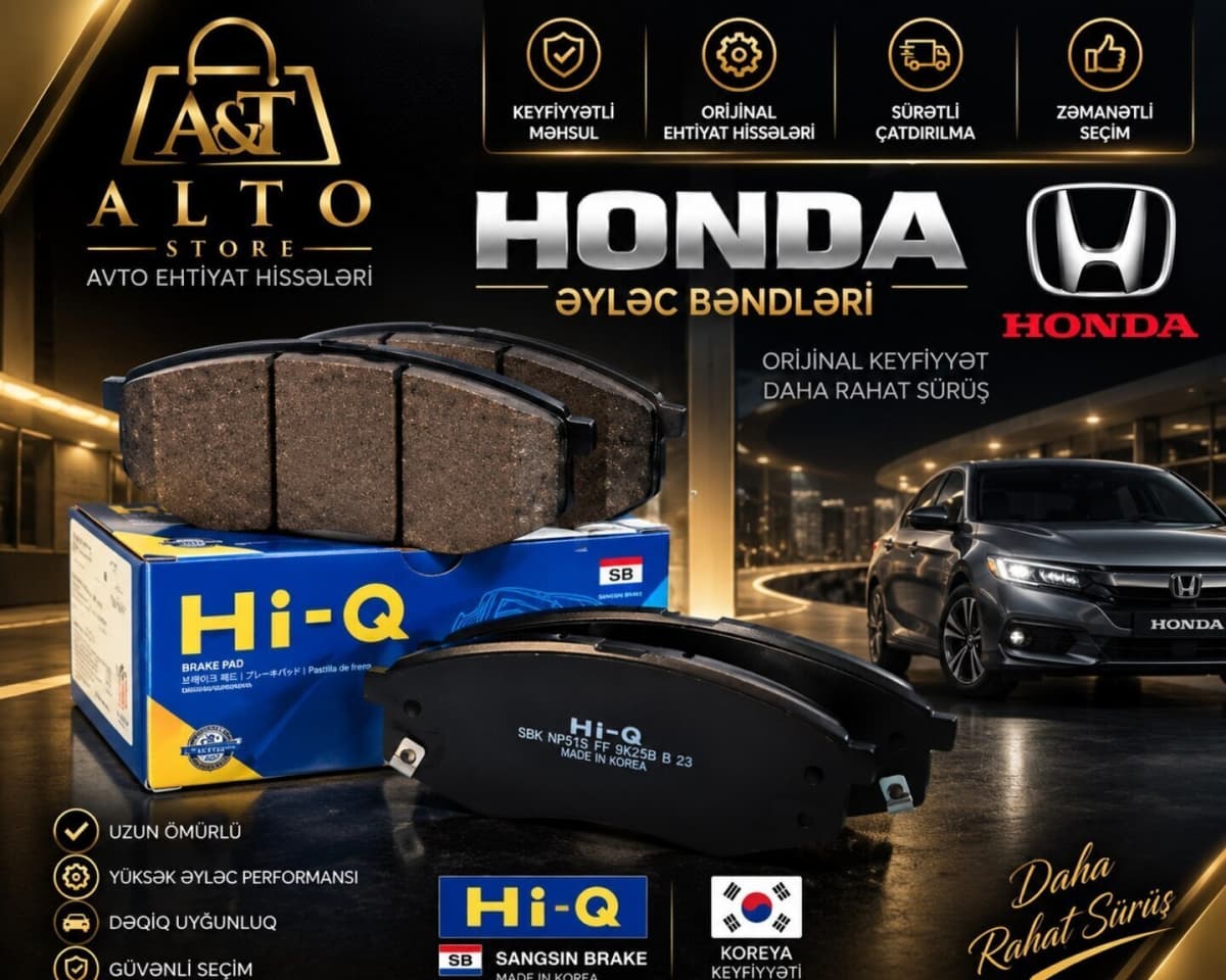 Əyləc bəndi Honda üçün Sangsin Hi-Q