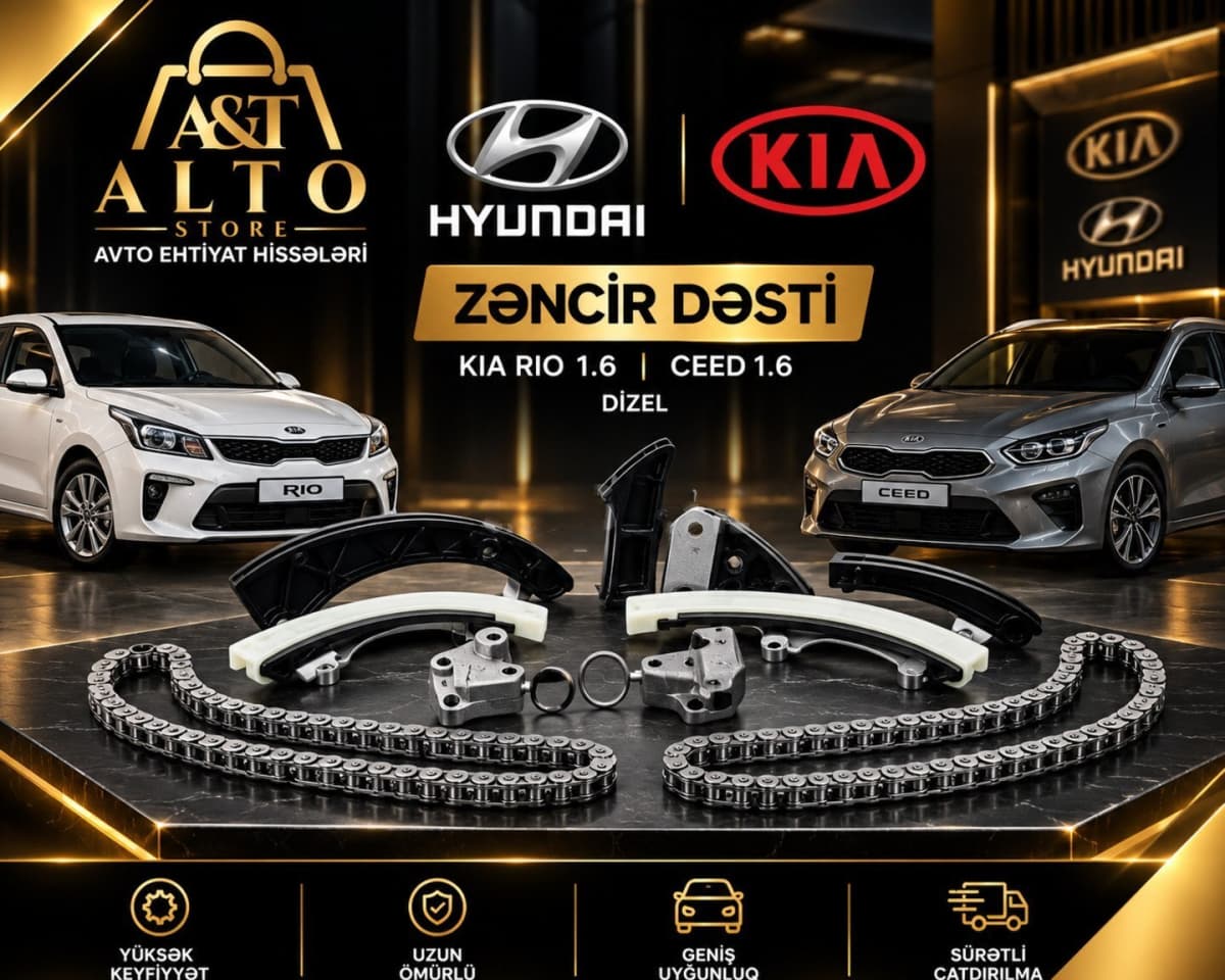 Zəncir dəsti Kia Rio və Ceed 1.6 dizel