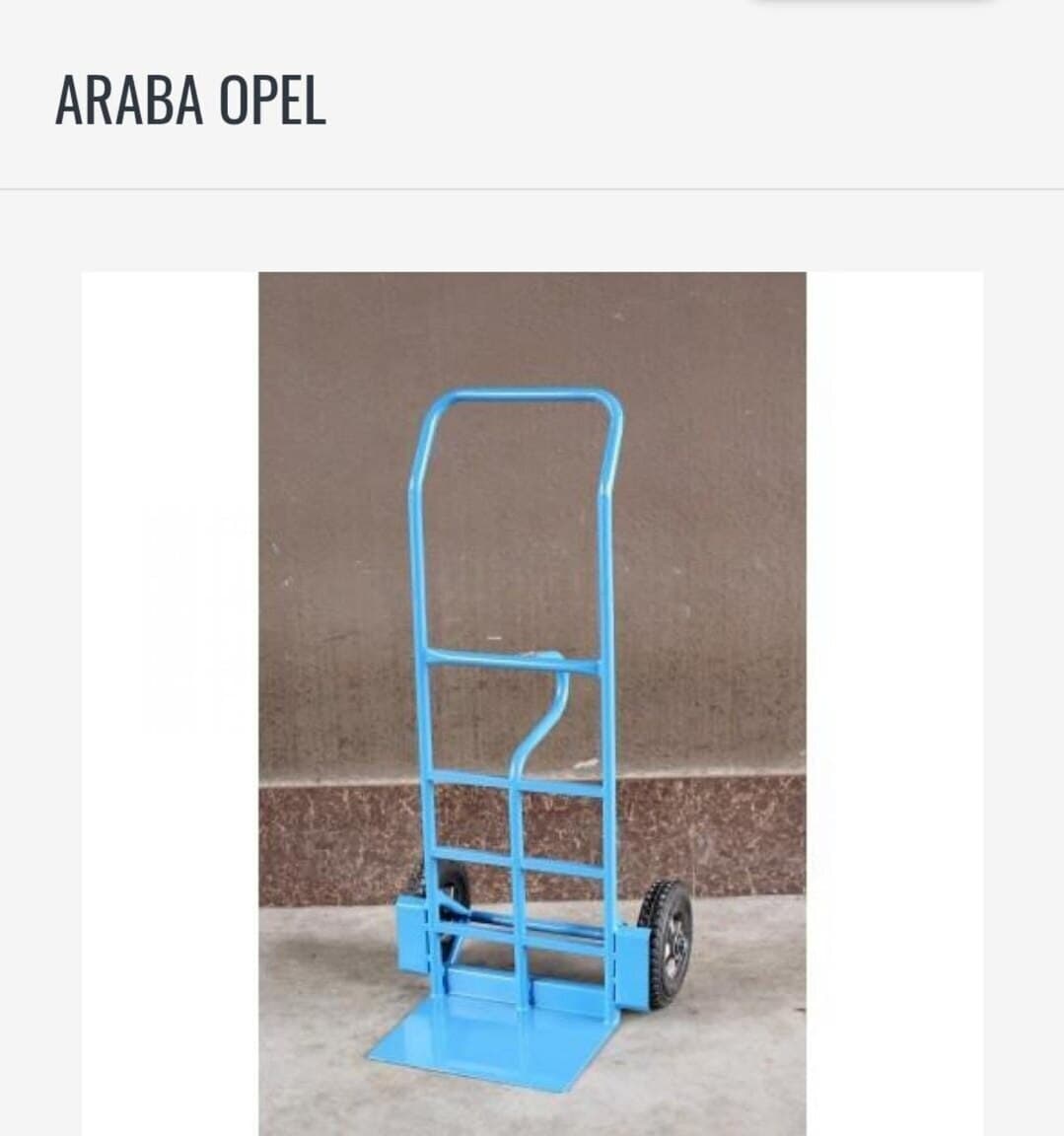 Yük arabası metal təkərli