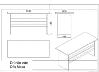 Ofis mebel dəsti Qarışıq rəng — şəkil 2