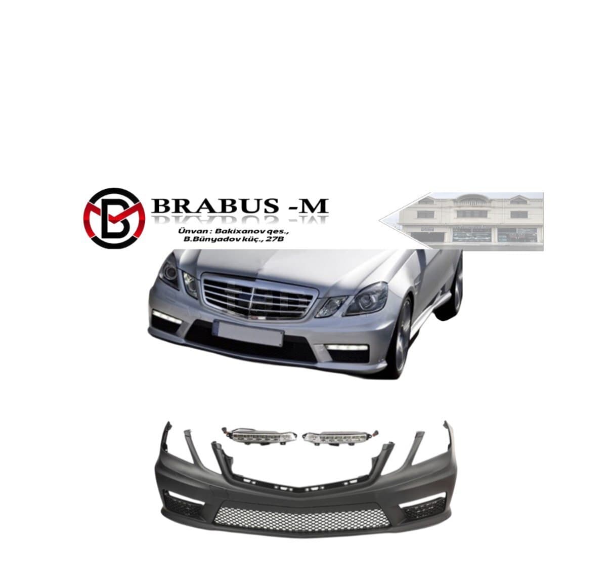 Ön və arxa bufer Mercedes W212 2012