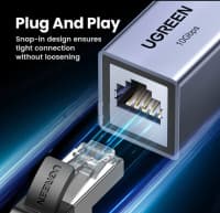 Kabel birləşdirici Ugreen RJ45 Extender 10Gb — şəkil 5