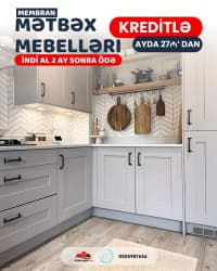 Membran mətbəx mebeli kreditlə — şəkil 5
