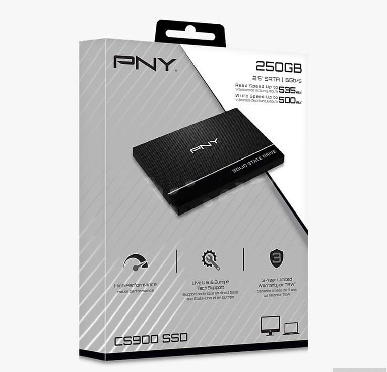 SSD PNY CS900 250GB 2.5" SATA
