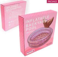 Şişmə hovuz Mermaid 90x25 sm, çəhrayı — şəkil 1