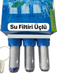 Su filtri üçmərhələli, mavi — şəkil 1