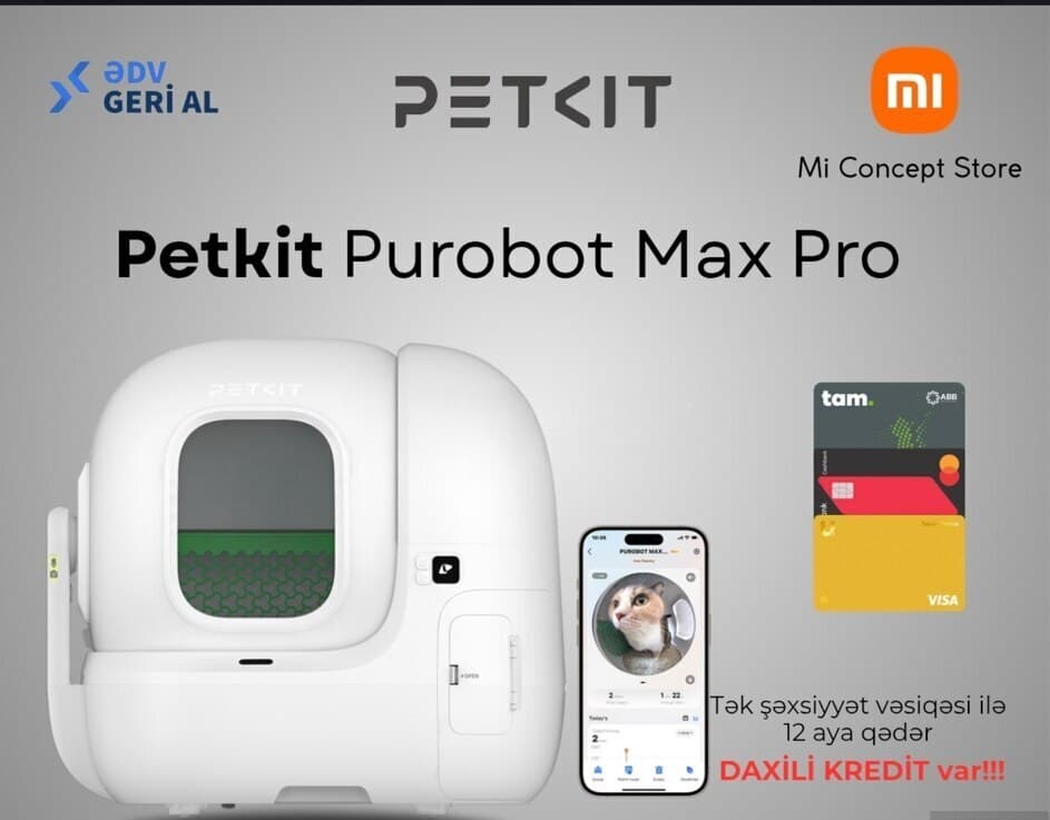 Bio-tualet Petkit Purobot Max Pro və Max Pro 2