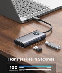 USB-C Hub Orico PW11-6PR 6-in-1 Rose Gold — şəkil 1