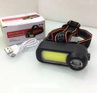 WH-1707 USB Şarjlı LED Baş Fənəri — şəkil 2