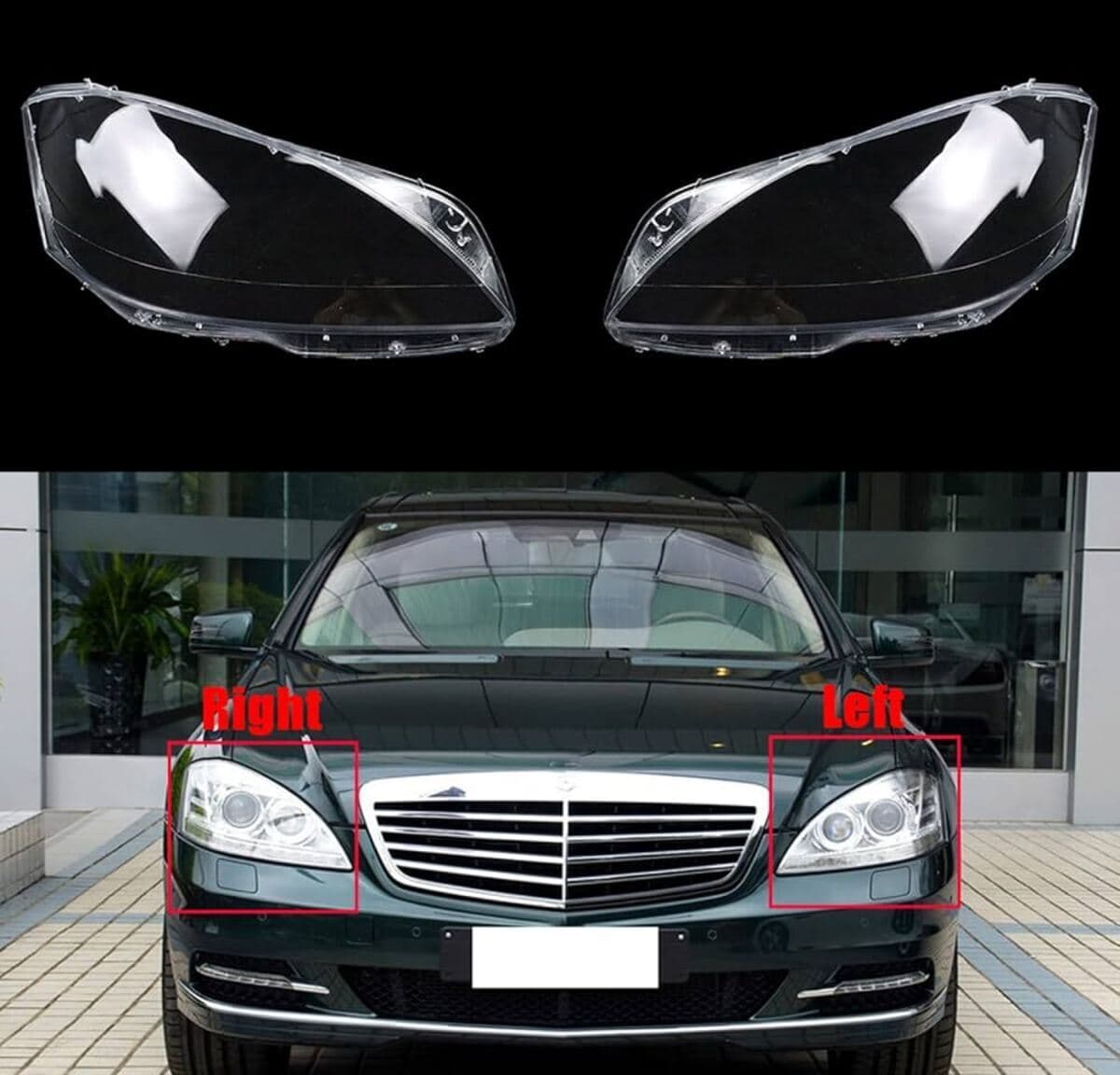 Fara şüşəsi Mercedes W221