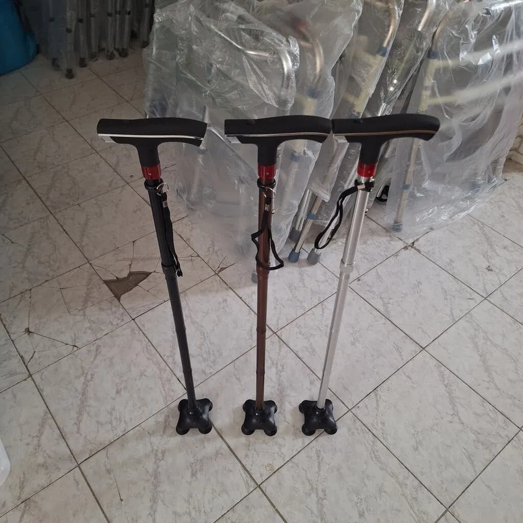 LED İşıqlı Qatlanan Dördayaqlı Əsa