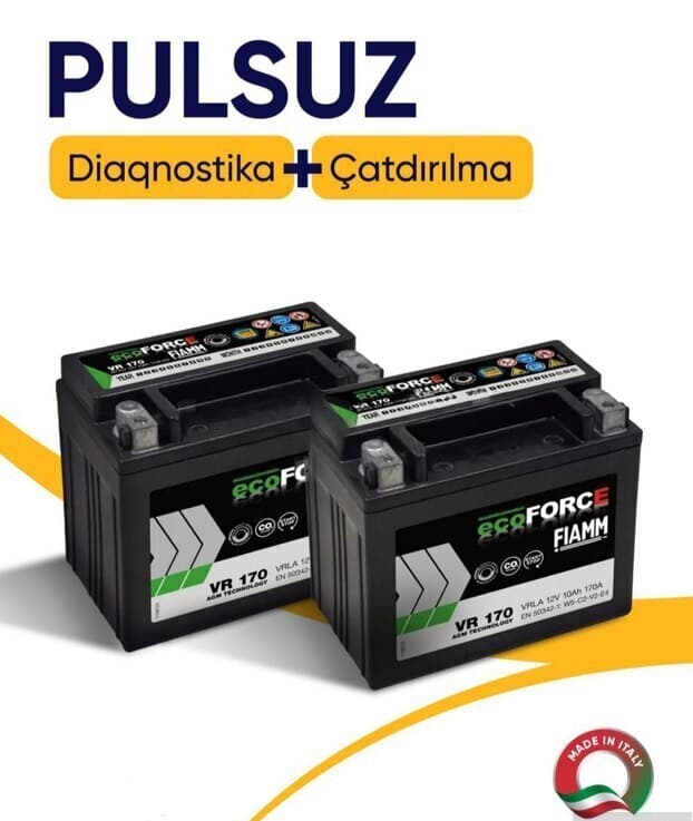 Akkumulyator Fiamm İtaliya