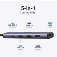 USB-C Hub Adapter Ugreen 5-in-1 CM478 — şəkil 3