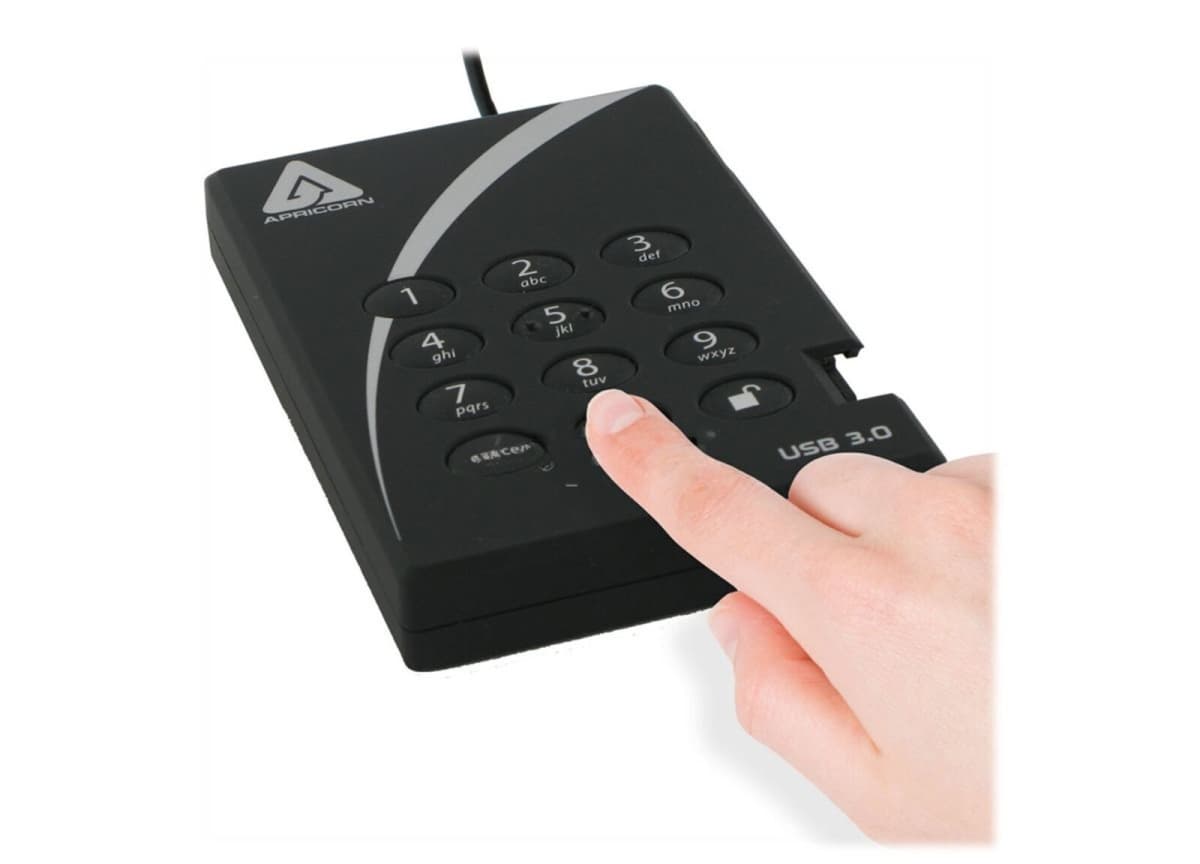 Xarici hard disk Apricorn Aegis Padlock 2TB