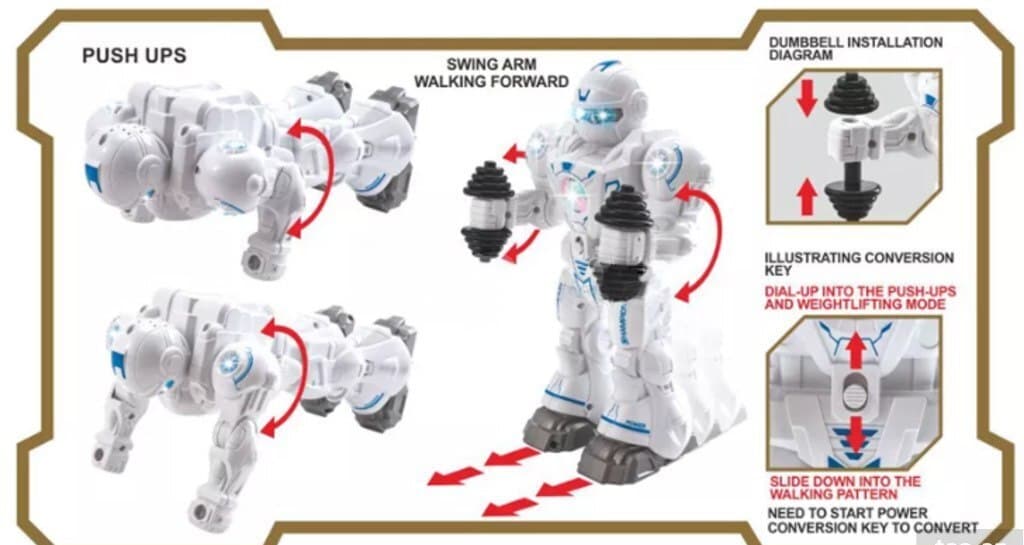 İnteraktiv oyuncaq robot Juguetech 6026