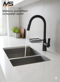 Mətbəx kranı, Qara rəng — şəkil 3