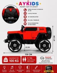 Uşaq avtomobili Jeep Wrangler 4WD — şəkil 1