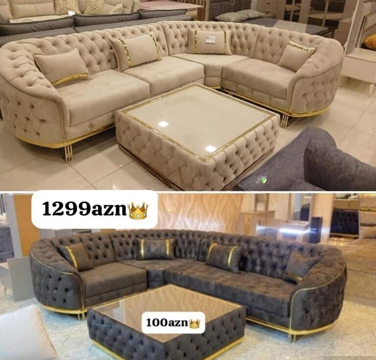 Künc divan, Qarışıq rəng
