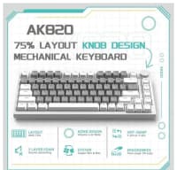 Mexaniki klaviatura Ajazz AK820 White-Gray — şəkil 3